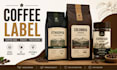 design coffee label, coffee bag packaging, coffee pouch, coffee label packaging