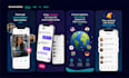 design modern app screenshots for app store and google play store apps