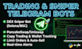 telegram scraper, telegram bot and automation webs scraper, trading telegram bot
