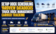setup dock scheduling yardview datadocks truck dock management carrier tracking