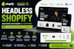 create shopify hydrogen headless storefront react oxygen API ecommerce developer