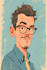 draw artistic cartoon caricatures