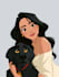 make a disney cartoon illustration