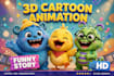 create funny 2d cartoon comedy animation video in hindi