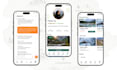 create a modern travel app UI UX design