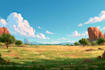 make a professionally made background cartoon illustration