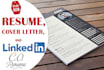 provide ats optimized professional resume writing services