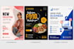 design professional socialmedia posts,instagram posts,facebook posts using canva
