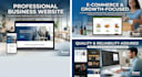 create a modern business website for your company