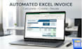 create an automated excel invoice template with auto calculations