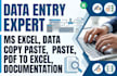 data entry in microsoft excel