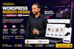 desgin and develop a wrodpress webiste using  elementor and woocommerce