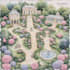 design a custom illustrated event and wedding map