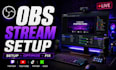 setup and optimize obs studio, streamlabs, obs streaming for professional stream