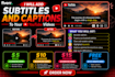 add captions or subtitles to your videos