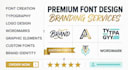 design custom font, typeface or lettermark typography for your brand