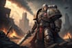 draw your warhammer 40k character in grimdark style