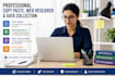 do professional copy paste web research and data collection