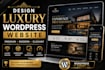 design luxury wordpress website