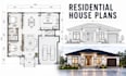 create custom residential house plans and architectural drawings