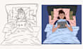 draw lifestyle illustrations in lofi roomcore aesthetic