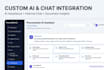 build a custom web application with ai and data analysis