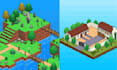 do topdown pixel art tileset pixel background sprite sheet animation game assets