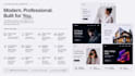 design a modern portfolio website for you