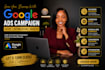 manage and setup google ads ppc to boost sales and campaign setup