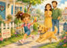 do children story 2d hand drawn book illustration