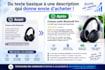 write SEO optimized french product descriptions