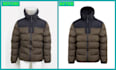 cloth wrinkle remove, symmetric ghost mannequin, neck joint