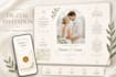 design canva wedding website, wedding magazine, landing page and rsvp website