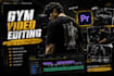 edit gym workout and fitness videos professionally