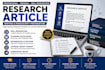 write and format a professional research article for journal submission