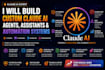 claude ai, claude code, ai agent, automation, chatbot, mcp, custom ai assistant