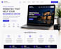 create a responsive HTML CSS website