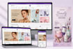 build beauty website, cosmetic website