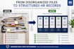 organize HR documents and employee records professionally