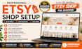 help you setup your etsy store, create listings and optimize etsy SEO