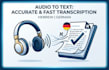 do professional hebrew and german transcription