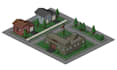 create pixel tilemap isometric pixel art tileset rpg game background game asset