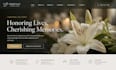 build fix squarespace funeral website memorial tribute website casket website