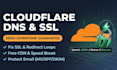 setup cloudflare dns, fix cloudflare SSL errors, and optimize CDN speed
