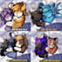 draw your furry characters in a cute sleeping chibi ych