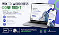 build wix studio website, clone wix website or migrate wix to wordpress