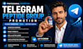 telegram promotion, telegram peptide group hit 3m active users peptide promotion