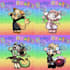 draw your furry character in a colorful chibi meme ych