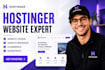 build hostinger ecommerce website online store and payment setup