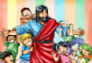 create cinematic biblical and christian illustrations